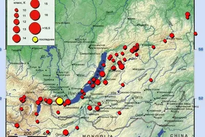 Карта землетрясений 2020 года в Иркутской области: за год регион серьезно  тряхнуло больше 10 раз - KP.RU