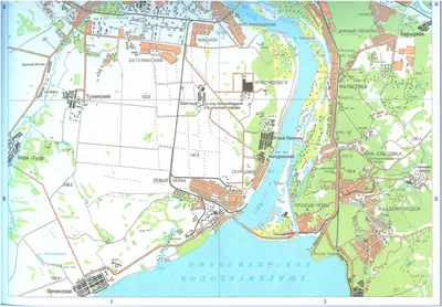 Карта города Новосибирск. Подробная карта г. Новосибирска и окрестностей |  RUS Maps | Все карты России в одном месте