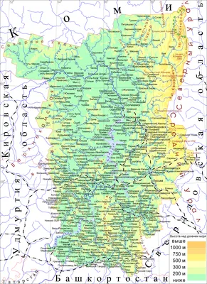 Топографическая карта O-40-65. Пермь