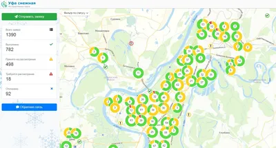 Карта города Уфы. Подробная карта г. Уфа и пригорода | RUS Maps | Все карты  России в одном месте