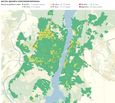 Воронеж на 10 месте среди городов-миллиоников по высоте зданий