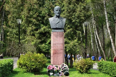 Памятник Л.Н. Толстому в городе \"Тула\"