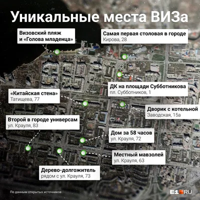 Екатеринбург. Район ВИЗ