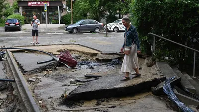 Фото и видео последствий ливня и потопа в Сочи 23 июля 2022 года - 24 июля  2022 - v1.ru