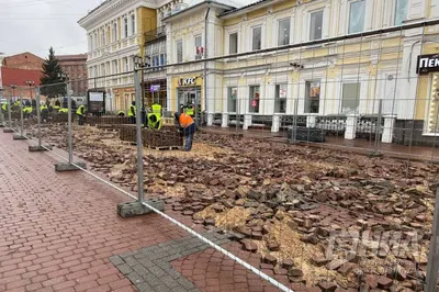 Большую Покровскую начали благоустраивать к 800-летию Нижнего Новгорода  Новости Нижнего Новгорода