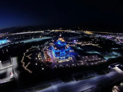 Олимпийский Парк в Сочи - летаем на квадрокоптере! Ночной Сочи || Вид  сверху! - YouTube