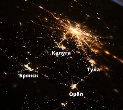 NASA показало ночной снимок погрузившейся в темноту Украины - Российская  газета