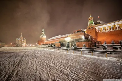 Фото ночной москвы зимой фотографии