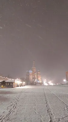 Ночной снегопад над Москва-сити :: Виктор М – Социальная сеть ФотоКто