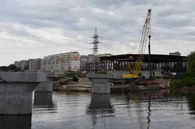 В Ульяновске возводят седьмую опору нового моста через Свиягу |  Строительство | АиФ Ульяновск