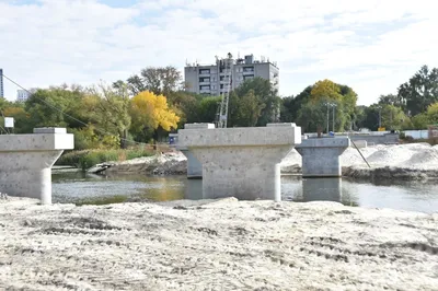 Строительство нового моста через реку Свиягу в Ульяновске ведётся с  опережением графика / Ульяновская область : Губернатор и Правительство /  Сообщения пресс-службы