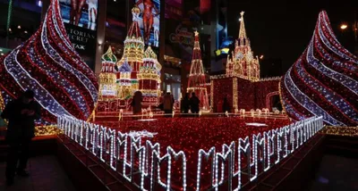 Москва Новогодняя: групповая автобусная экскурсия 🧭 цена экскурсии 1000  руб., 13 отзывов, расписание экскурсий в Москве