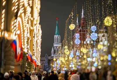 Новогодняя Москва и Санкт-Петербург. 2021.