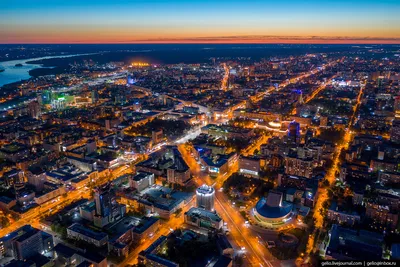 Фотограф Слава Степанов показал заснеженный Новосибирск с высоты птичьего  полёта - sib.fm