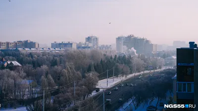 Фото: Омск с высоты. Фотограф Кудринский Владимир. Город. Фотосайт  Расфокус.ру