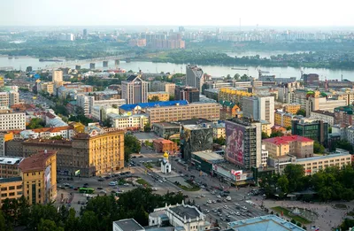 Фото: Омск с высоты. Фотограф Кудринский Владимир. Город. Фотосайт  Расфокус.ру