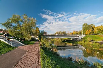 Парк на берегу Москвы-реки в Капотне - Wowhaus