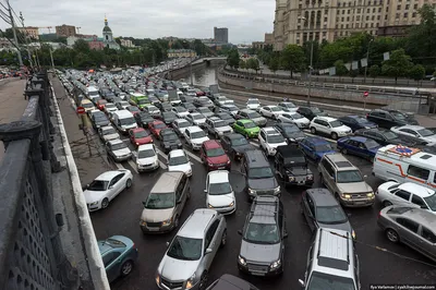 Пробки в Москве достигли семи баллов из десяти — 05.12.2019 — В России на  РЕН ТВ