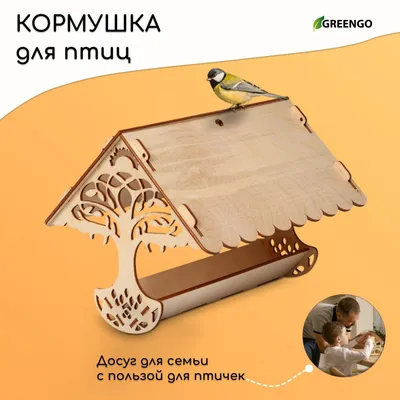 Сад, терраса :: Кормушки, поилки, домики для птиц :: Кормушка для птиц  \"Home\"