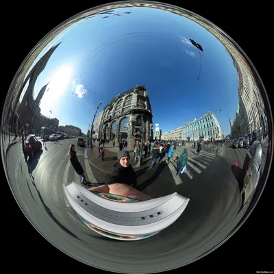 Эффект объектива Fisheye в Photoshop