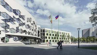 Мега-школа в Воронеже крупным планом | Октябрь 2023