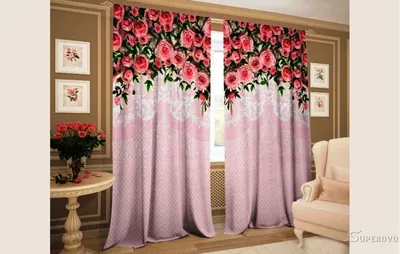 Фотошторы Fresh Art из ткани габардин 150-260 см 2 шт 3D шторы - купить в  Москве, цены на Мегамаркет
