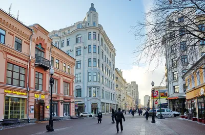 Новогодний старый/новый Арбат