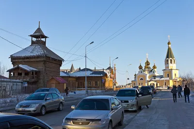 Старый Якутск с высоты небес - Old Yakutsk from the Height of Heaven [4K  UHD] - YouTube