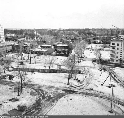 Уголок старой Москвы. Новая Басманная.\" | История Москвы в картинках