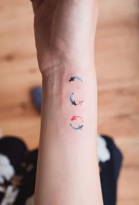 Тату Маленькое тату Тату рыбки Тату рыбы | Dövme, Dövme sanatçısı,  Inspiration tattoos