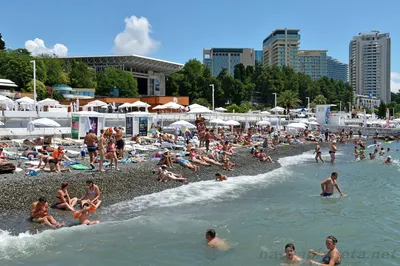 Центр Сочи ушел под воду из-за сильного дождя