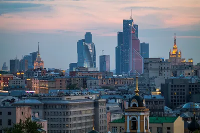 Подборка фотографий вечернего центра Москвы | Пикабу