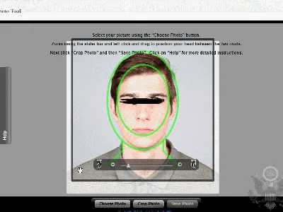 US green card (permanent resident card) photo 2x2 inch size, tool,  requirements