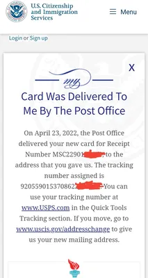 What does this mean? USPS lost my green card? : r/USCIS