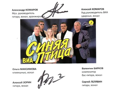 Ностальгия по ВИА. Синяя птица