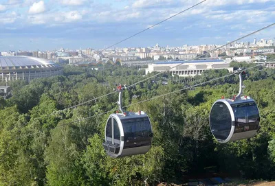 Вид на Москву с Воробьевых гор (View of Moscow from Sparrow Hills)