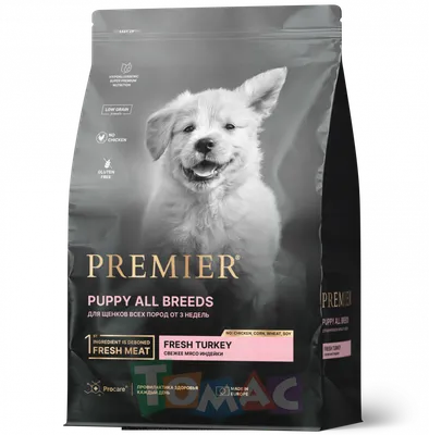 Premier Dog для щенков всех пород с 3 недель, беременных и кормящих собак,  3 кг. купить в интернет-зоомагазине Томас