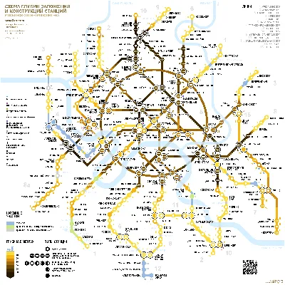 Создание схемы линий Московского метро 3.0