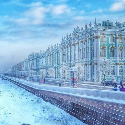 Зимний Санкт-Петербург, улица Малая Конюшенная | Пикабу