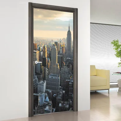 Самоклеящиеся фотообои на дверь. DoorFix D-038 Амбарная дверь