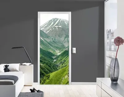 Фотообои на двери HARMONY Decor HDD-005 Весна в Крыму, 97 х 202 см,  самоклеющиеся - купить по выгодной цене в интернет-магазине OZON (266424233)