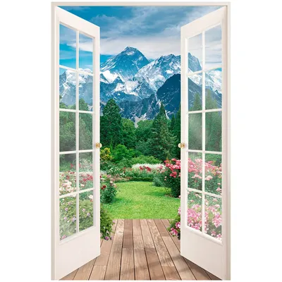 Фотообои на двери HARMONY Decor HDD-050 Прекрасный вид 3, 97 х 202 см,  самоклеющиеся - купить по выгодной цене в интернет-магазине OZON (266424091)