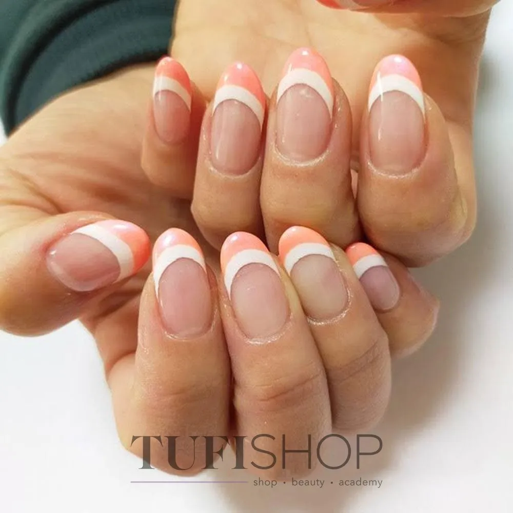 Короткий французский маникюр - Студия красоты \"NailsProfi\" Короткий французский маникюр - Студия красоты \"NailsProfi\"