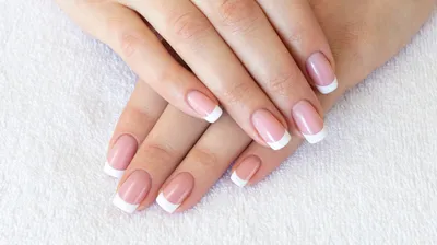 Timeless Square French Tip Nails | The Nailest