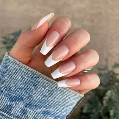 Baby French Nails Are A Super Cute Twist On A Classic Mani