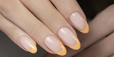 Timeless Medium Coffin French Tip Nails | The Nailest