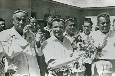 The cosmonaut Yuri Gagarin (1934-1968). Museum: PRIVATE COLLECTION. Author:  ANONYMOUS Stock Photo - Alamy