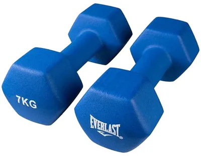 Гантели 7 кг Everlast (пара) - цена 2 300 грн. Купить Гантели для фитнеса