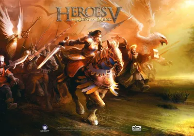 Игра, игрушка Герои меча и магии 5, Heroes V, от 1C, на 4 CD