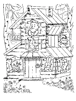 Арты герои сказки теремок по одному (49 фото) » Картинки, раскраски и  трафареты для всех - Klev.CLUB
